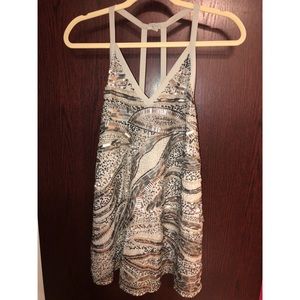 NBD silver sparkle dress